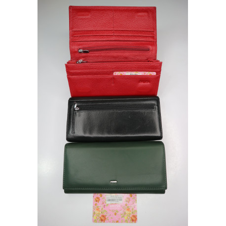 "BALISA"Кошелёк Женский Кожа Магнит КОД :515-173 GREEN