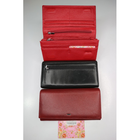 "BALISA"Кошелёк Женский Кожа Магнит КОД :515-173 D.RED