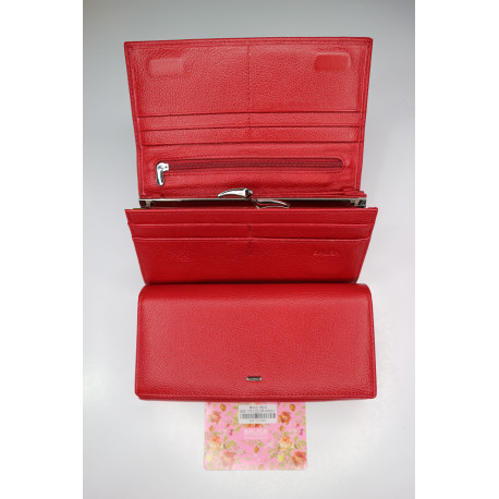"BALISA"Кошелёк Женский Кожа Магнит КОД :826-173 RED