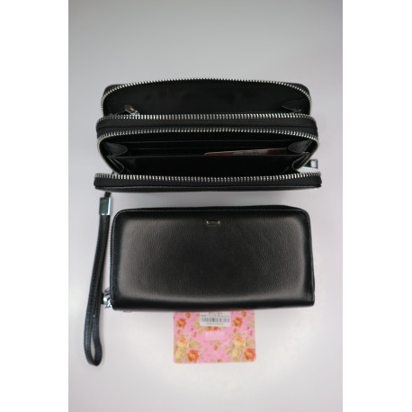 "BALISA"Кошелёк Женский Кожа Магнит КОД :348-173 BLACK