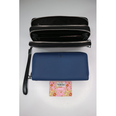 "BALISA"Кошелёк Женский Кожа Магнит КОД :348-173 BLUE