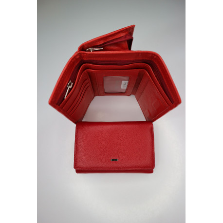 "BALISA"Кошелёк Женский Кожа Магнит КОД :712-173 RED
