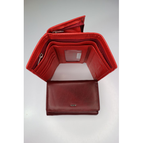 "BALISA"Кошелёк Женский Кожа Магнит КОД :712-173 D.RED