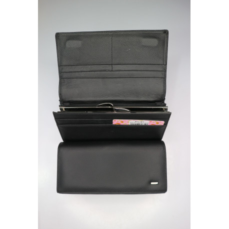 "BALISA"Кошелёк Женский Кожа Магнит КОД :826-148 BLACK