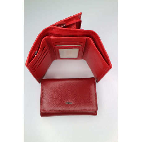 "BALISA"Кошелёк Женский Кожа Магнит КОД :712-175 D.RED