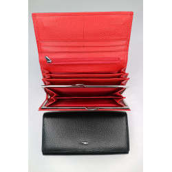 "BALISA"Кошелёк Женский Кожа Магнит КОД :826-175 BLACK