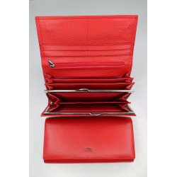 "BALISA"Кошелёк Женский Кожа Магнит КОД :826-175 RED