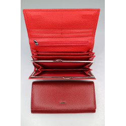 "BALISA"Кошелёк Женский Кожа Магнит КОД :826-175 D.RED
