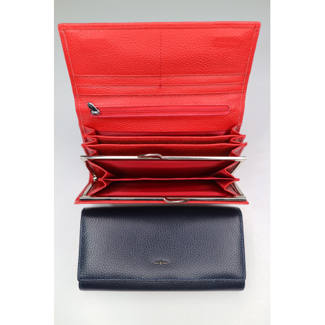 "BALISA"Кошелёк Женский Кожа Магнит КОД :826-175 BLUE