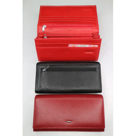 "BALISA"Кошелёк Женский Кожа Магнит КОД :515-175 D.RED