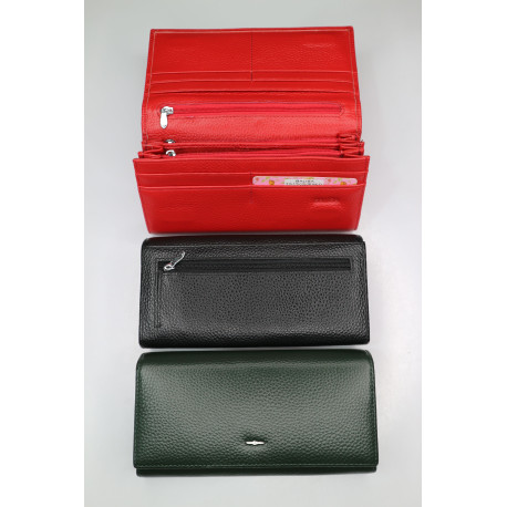 "BALISA"Кошелёк Женский Кожа Магнит КОД :515-175 D.GREEN