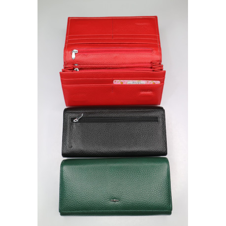 "BALISA"Кошелёк Женский Кожа Магнит КОД :515-175 GREEN