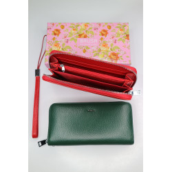 "BALISA"Кошелёк Женский Кожа Магнит КОД :809-175 GREEN