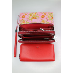 "BALISA"Кошелёк Женский Кожа Магнит КОД :809-175 RED