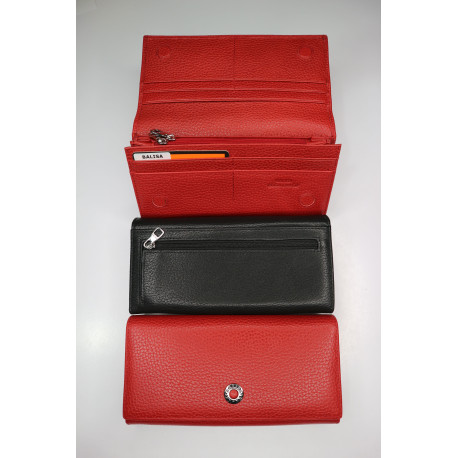 "BALISA"Кошелёк Женский Кожа Магнит КОД :BAS15-515 RED