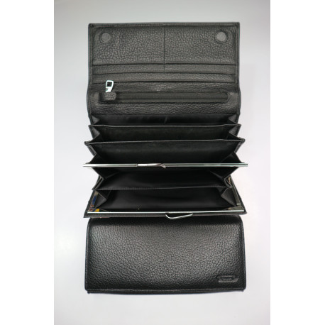 "BALISA"Кошелёк Женский Кожа Магнит КОД :BAS8-826 BLACK