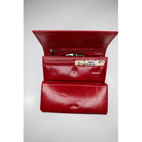 "BALISA"Кошелёк Женский Кожа Магнит КОД :BA-826-156 RED