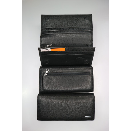 "BALISA"Кошелёк Женский Кожа Магнит КОД :BAS10-515 BLACK