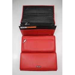 "BALISA"Кошелёк Женский Кожа Магнит КОД :BAS13-515 RED&BLACK