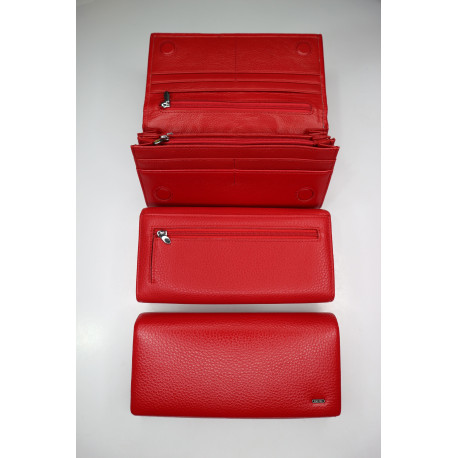 "BALISA"Кошелёк Женский Кожа Магнит КОД :515-163 RED