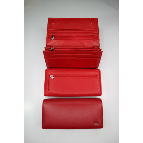 "BALISA"Кошелёк Женский Кожа Магнит КОД :515-165 D.RED