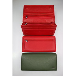 "BALISA"Кошелёк Женский Кожа Магнит КОД :515-165 D.GREEN