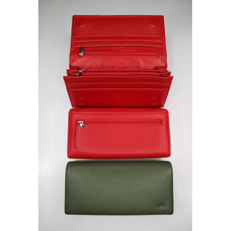 "BALISA"Кошелёк Женский Кожа Магнит КОД :515-165 D.GREEN