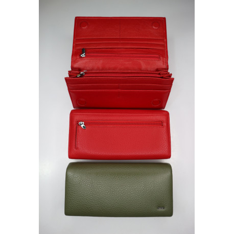 "BALISA"Кошелёк Женский Кожа Магнит КОД :515-165 GREEN