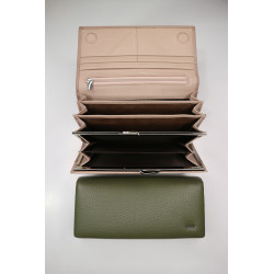 "BALISA"Кошелёк Женский Кожа Магнит КОД :826-165 GREEN